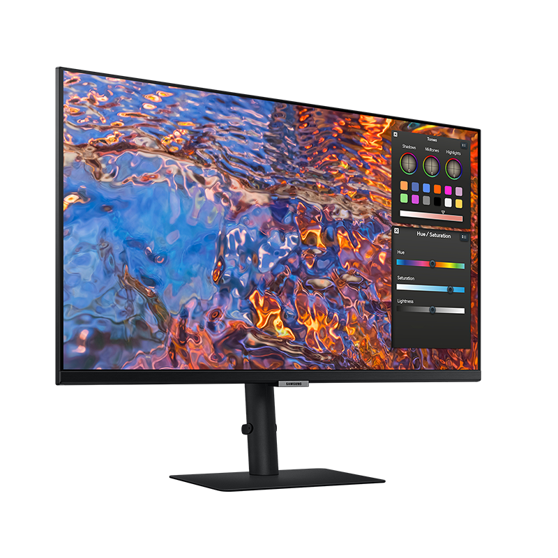 三星（SAMSUNG）32英寸 4K QLED IPS 彩通认证 专业设计 显示器 HDR600 Type-C 90w 2022CE