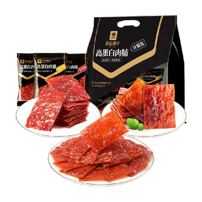 88VIP、需福袋：良品铺子 高蛋白肉脯400g×1袋 16.04元（需领券）