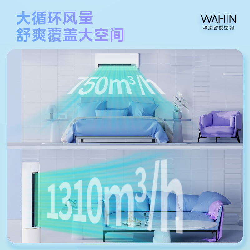 WAHIN 华凌 空调大1.5匹35L1pro一级家用挂机壁挂式 1409元（需用券）