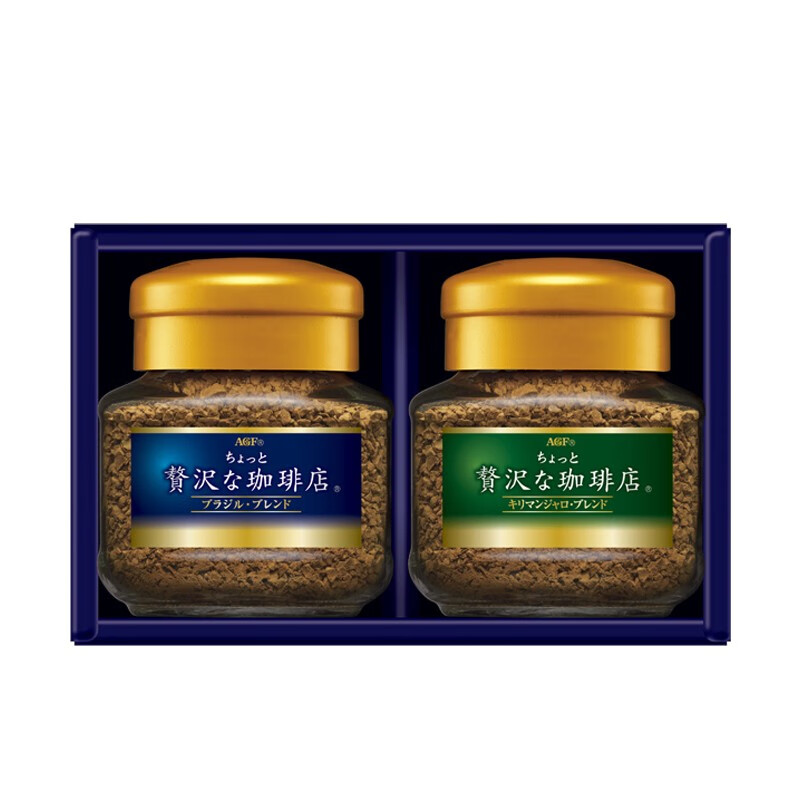 AGF 速溶咖啡冻干纯黑咖啡粉礼盒装 速溶冻干40g*2 31.31元（需买2件，需用券