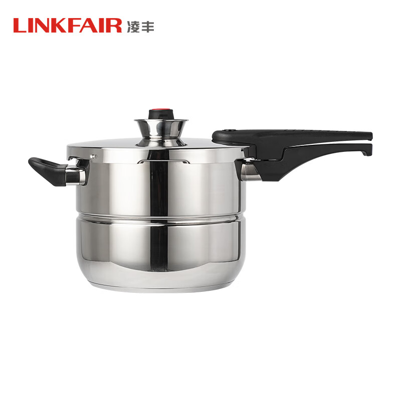 LINKFAIR 凌丰 高压锅 304不锈钢压力锅 22cm 6L 166.29元（需用券）