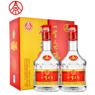 wuliangye五粮液52度浓香型白酒一尊天下绵柔10500ml2瓶礼盒装80元