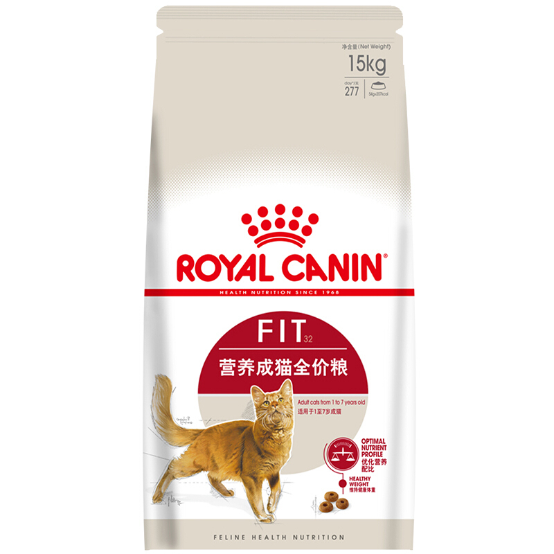 皇家 F32成猫猫粮 15kg 616元（需用券）