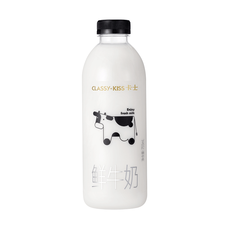 PLUS会员：CLASSY·KISS 卡士 CLASSY.KISS）原真态度鲜牛奶755mL*6件+凑单 67.68元（需