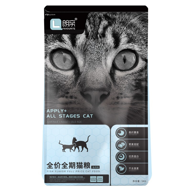 朗亲 优护系列 鱼肉味全阶段猫粮 5kg 44.91元（需用券）