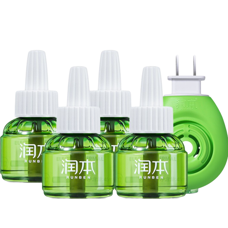 RUNBEN 润本 宝宝电蚊香 45ml×4瓶+1器 19.9元（需用券）