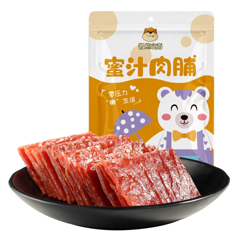 懒熊食尚 靖江猪肉脯 100g*1袋 ￥3.3