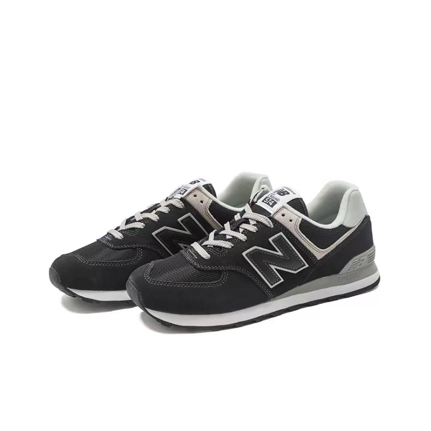 NEW BALANCE运动鞋男鞋女鞋百搭透气黑色复古休闲鞋574系列ML574EVB 40 390.69元(返5