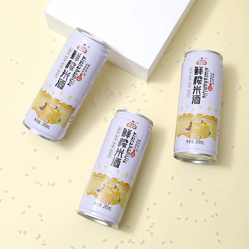 shenglong 生龙 鲜榨米酒 桂花味 245ml 1罐 4.66元