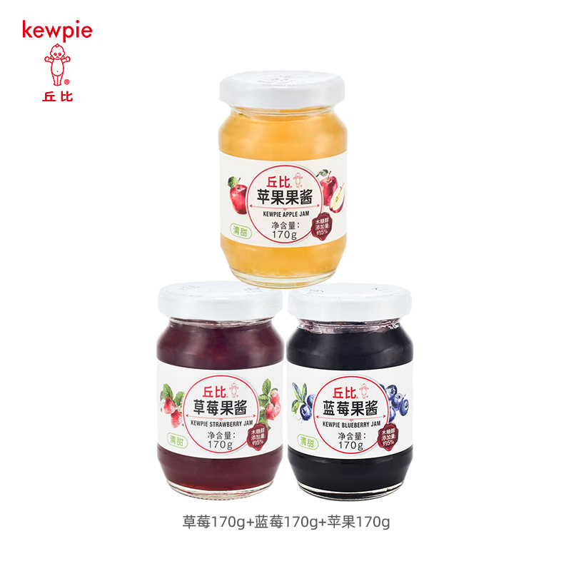 kewpie 丘比 果酱苹果草莓蓝莓 25.9元