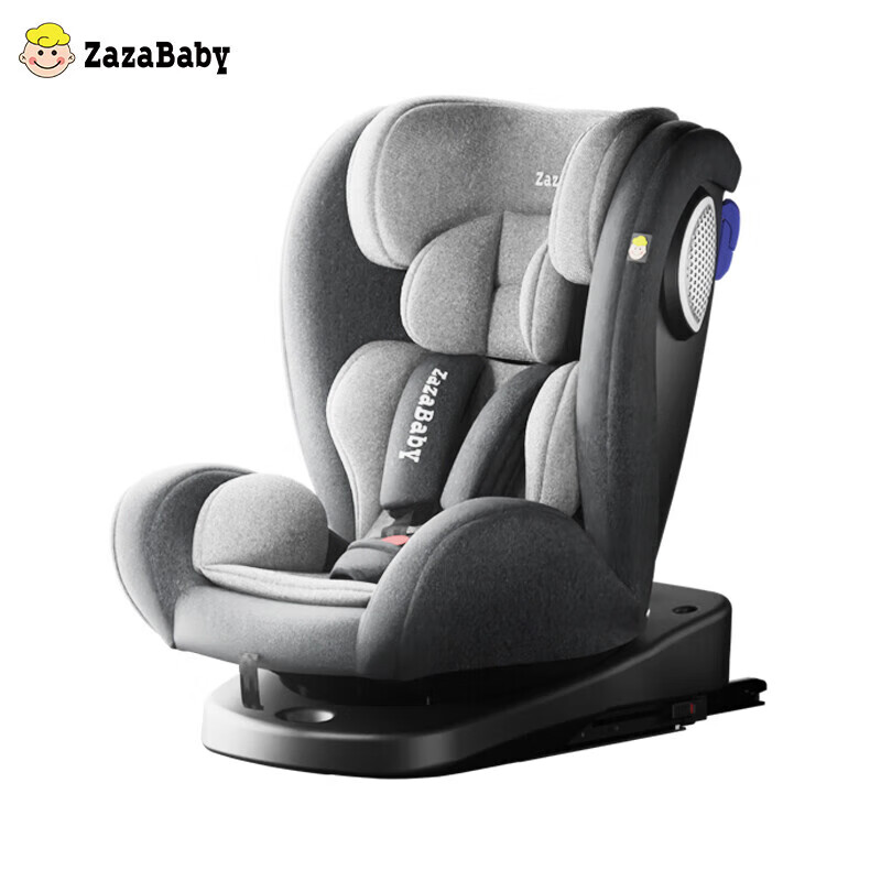 ZazaBaby 儿童安全座椅 0-10岁 isofix接口 360旋转 灰色 939.99元（需用券）