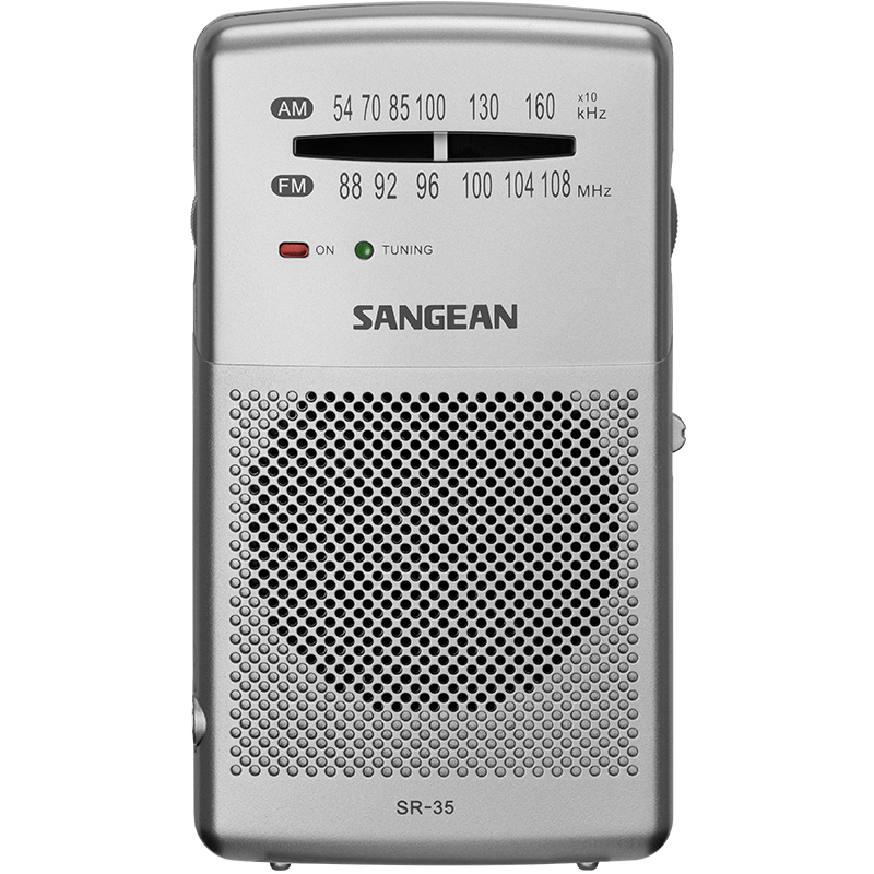 SANGEAN 山进 SR35新款迷你老式小型收音机老年人专用半导体调频高端随身听 16