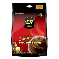 G7 COFFEE 越南进口纯黑咖啡 200g 100包 ￥50.9