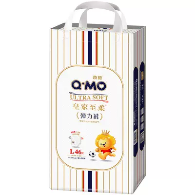 88VIP：Q·MO 奇莫 皇家至柔系列 拉拉裤L46*3件 216.65元（72.22元/件，返猫超卡15