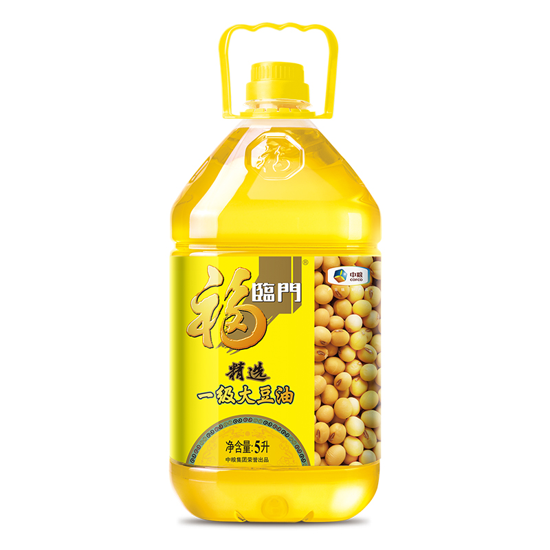 福临门 精选一级 大豆油 5L/桶 33.79元