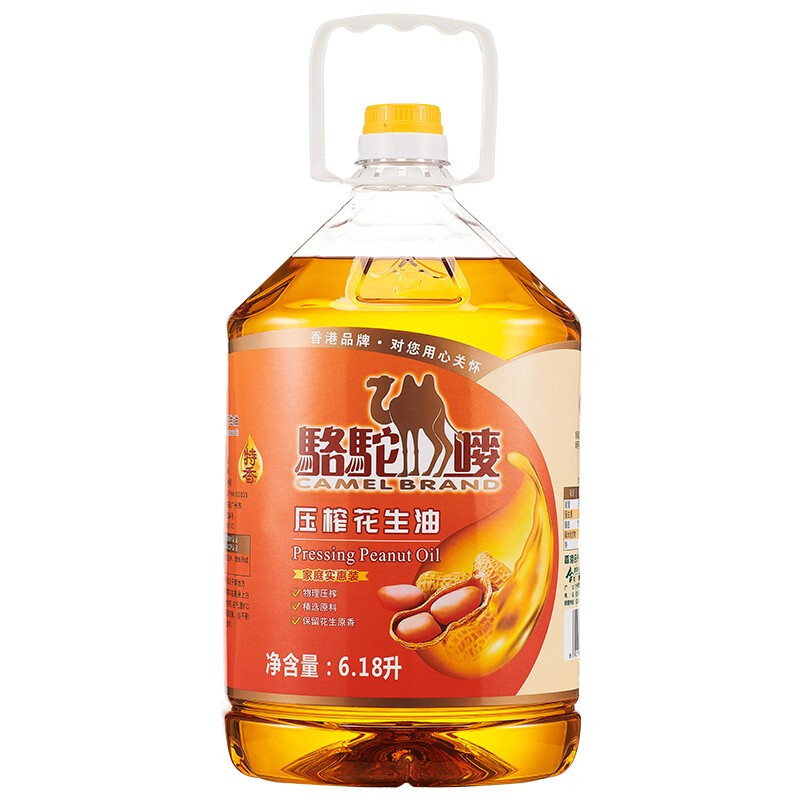 移动端：CAMEL BRAND 駱駝嘜 花生油 6.18L 82.69元