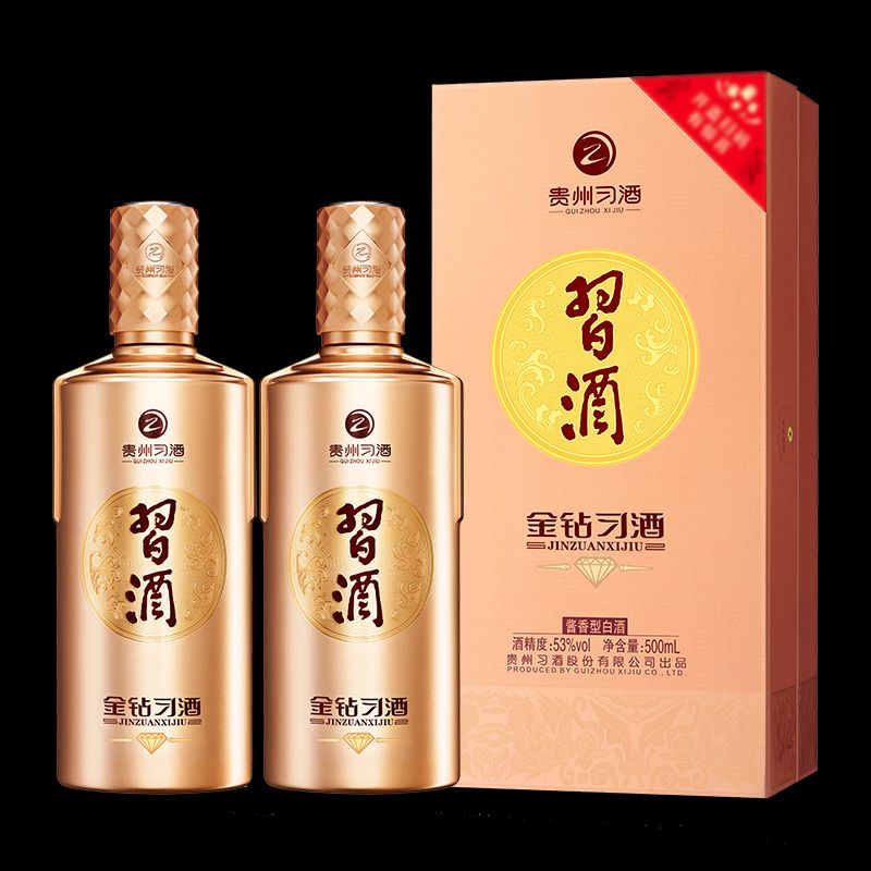 XIJIU 习酒 金钻习酒 53度 酱香型白酒 500ml*2瓶 315元（多人团）