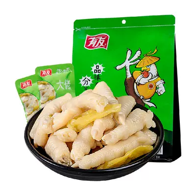 88vip：有友 山椒味网红零食泡椒鸡爪 428g 返后25.91元（33.91元+返8元猫超卡）