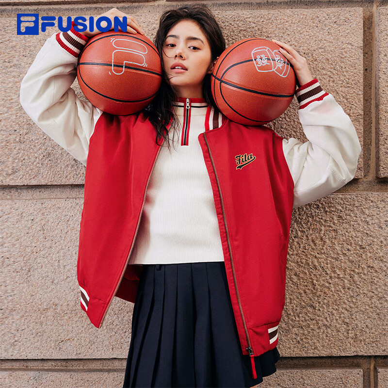 FILA 斐乐 FUSION 斐乐情侣款棉服棒球服 1640元