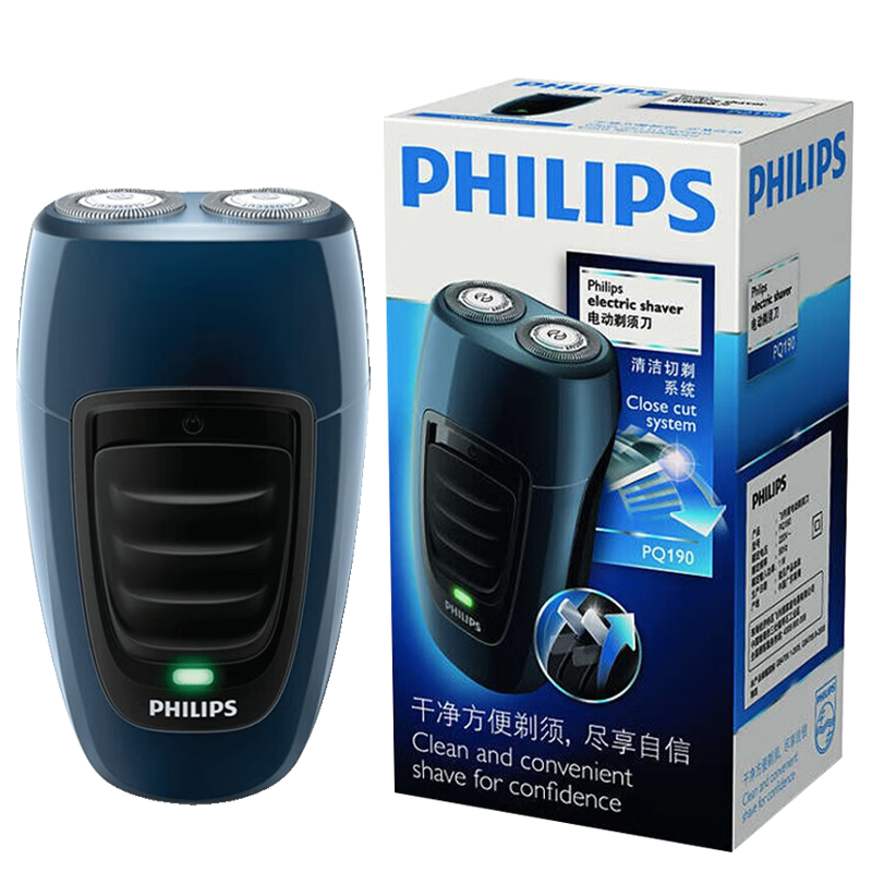 PHILIPS 飞利浦 PQ190/16 电动剃须刀 蓝色 67.16元包邮（返后57.16元）