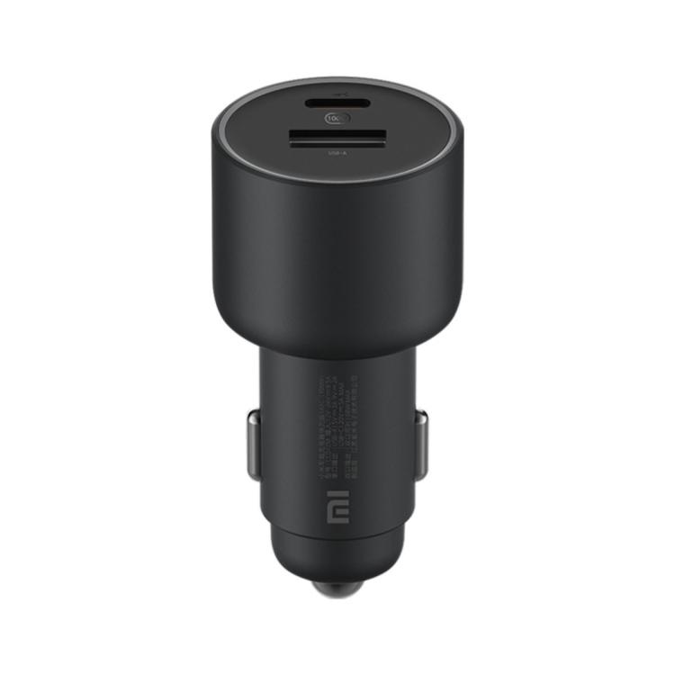 小米 Xiaomi 车载充电器快充版1A1C 100W智能车充手机充电器双快充口 38元