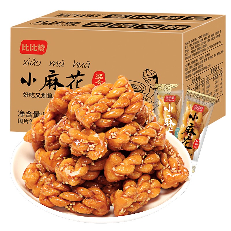 bi bi zan 比比赞 小麻花 混合口味 4.69元