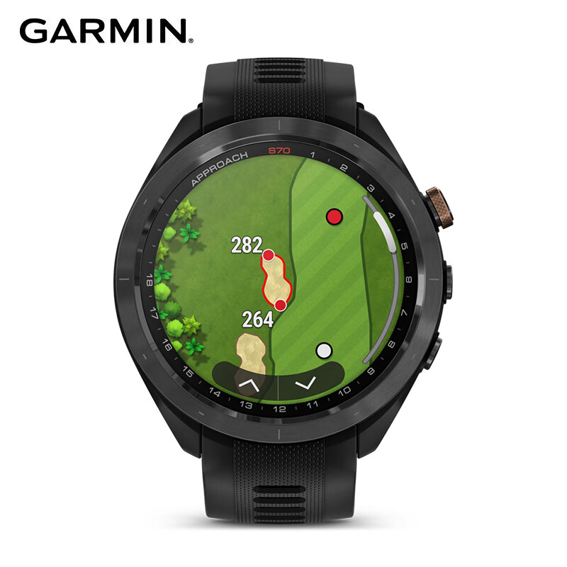 GARMIN 佳明 Approach S70 男款高尔夫运动手表 古铜金 5880元（20日起，赠Garmin专