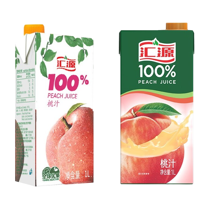 汇源 100%果汁 黄桃复合果汁 1L*5盒 礼盒装 42.9元（需用券）