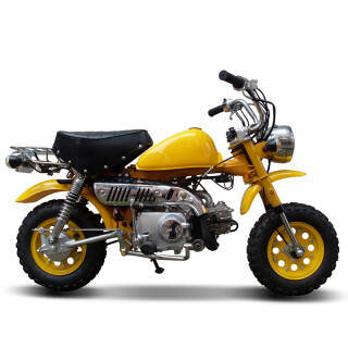 mini小公猴子110cc摩托车迷你小街车汽油复古小弯梁踏板助力代步摩托