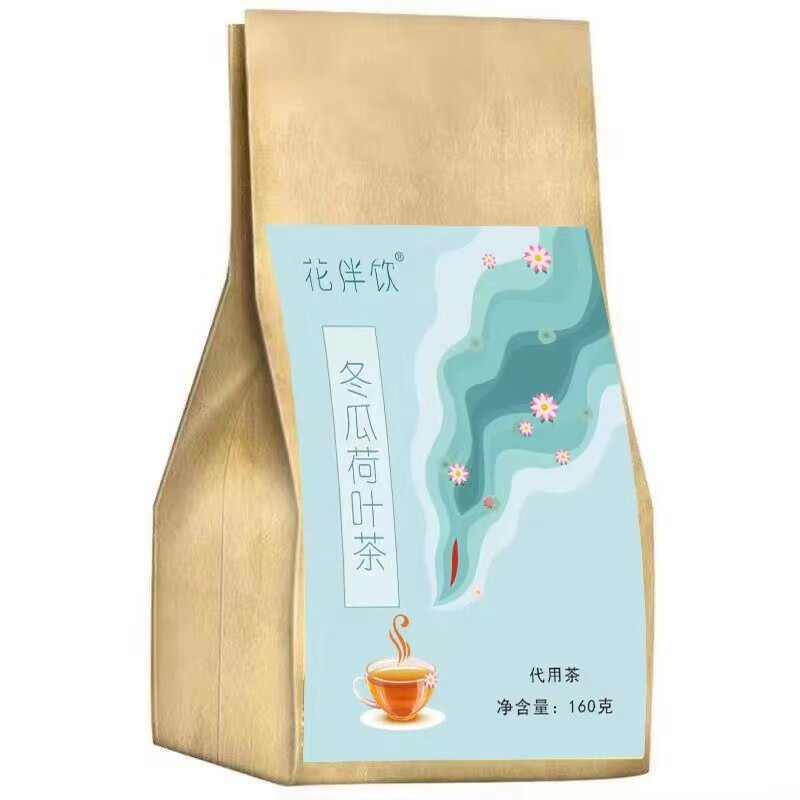 花伴饮 冬瓜荷叶茶 组合花茶袋泡茶 独立小茶包 160克 4.8元（需用券）