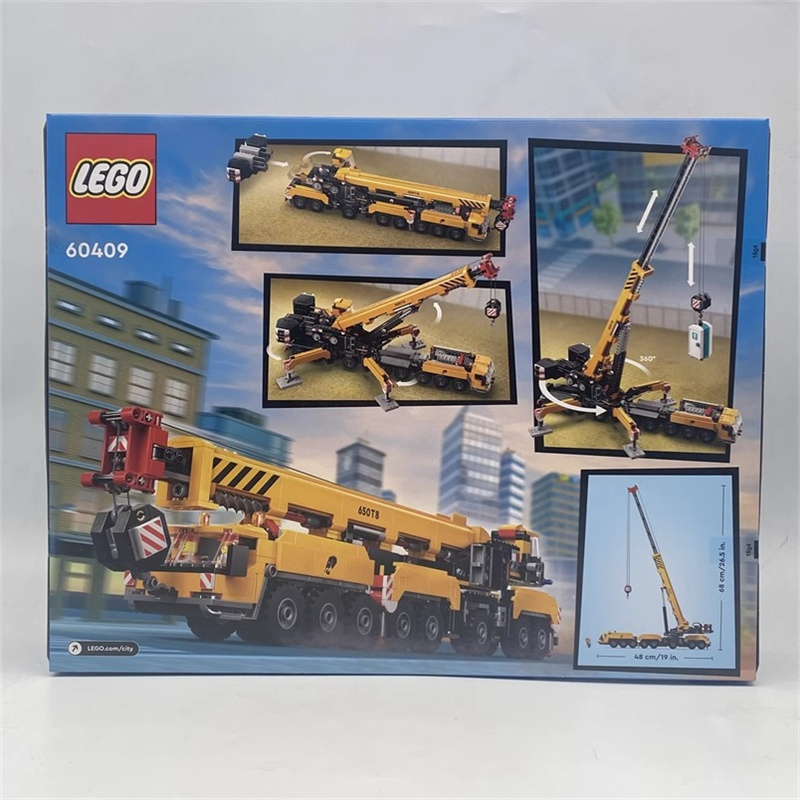 LEGO 乐高 机械组 60409 黄色移动式工程起重机 540.55元