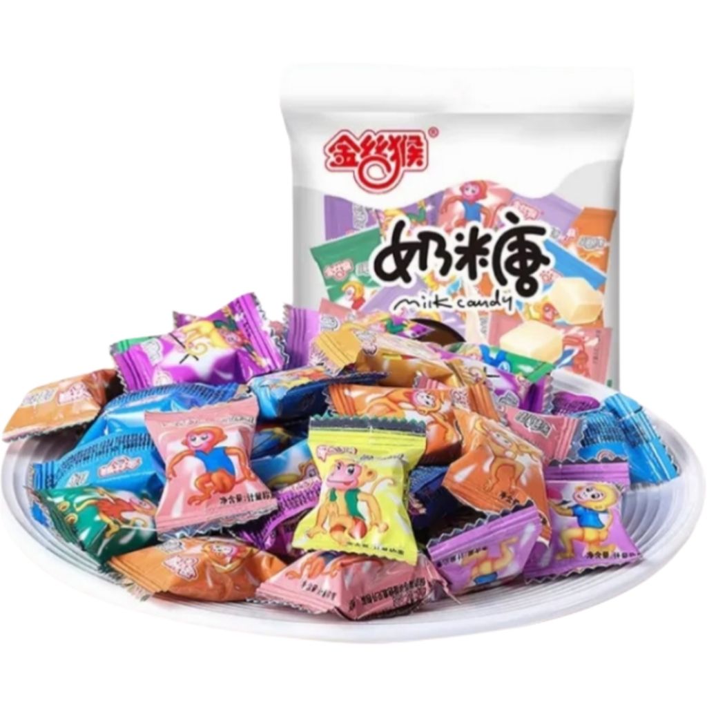 金丝猴 小镀铝奶糖 500g/袋*2件 25.6元包邮，合12.8元/件(叠省省卡到手更低)