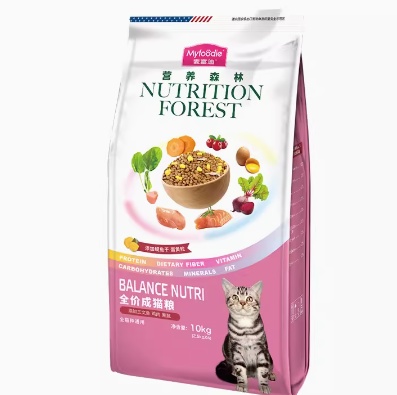 88VIP！Myfoodie 麦富迪 营养森林系列 全价营养成猫猫粮10kg ￥77.9