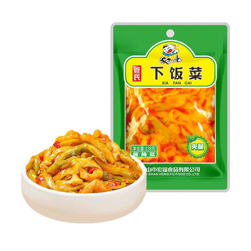 饭扫光 下饭菜138g袋*5袋 10.8元（需用券）