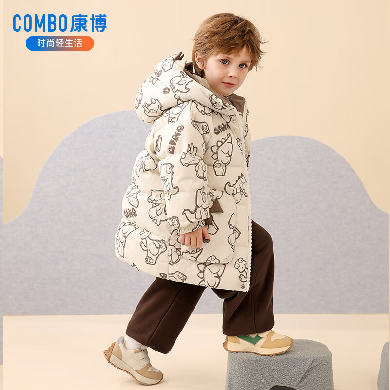 康博 COMBO 男童羽绒服 加厚中长款 169元（需用券）