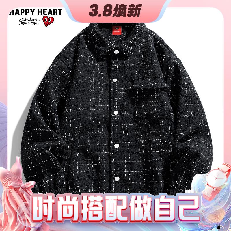 3.8焕新：CHARLES JANG'S HAPPY HEART 查尔斯桃心 男女同款 工装夹克外套 129元包邮