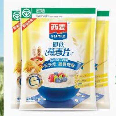 SEAMILD 西麦 纯燕麦片 1kg*3袋 38.41元包邮+149淘金币（折合12.8元/袋）