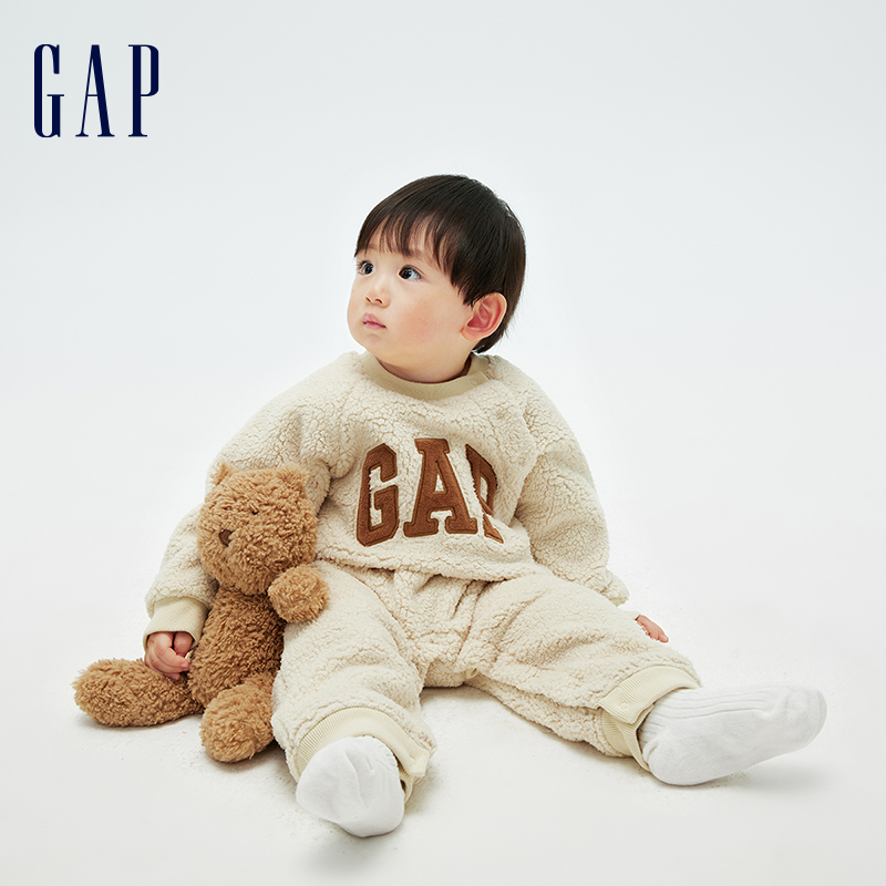 Gap 盖璞 婴儿仿羊羔绒一体式连体衣 149元（双重优惠）