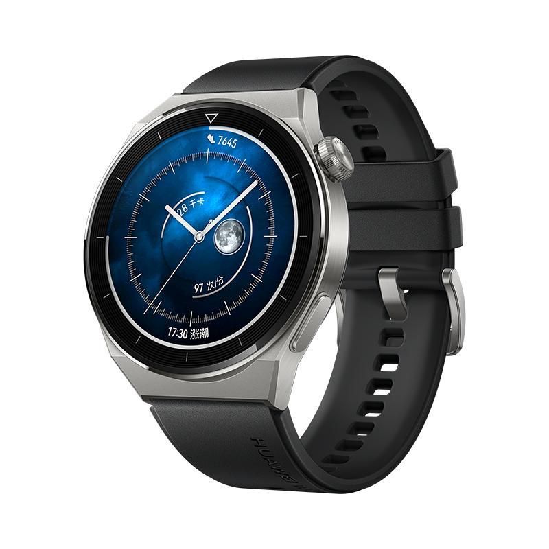 HUAWEI 华为 WATCH GT3 PRO 智能手表 46mm 黑色氟橡胶表带 935.3元