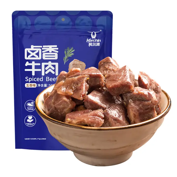 Kerchin 科尔沁 卤香牛肉五香味500g 54元（需用券）