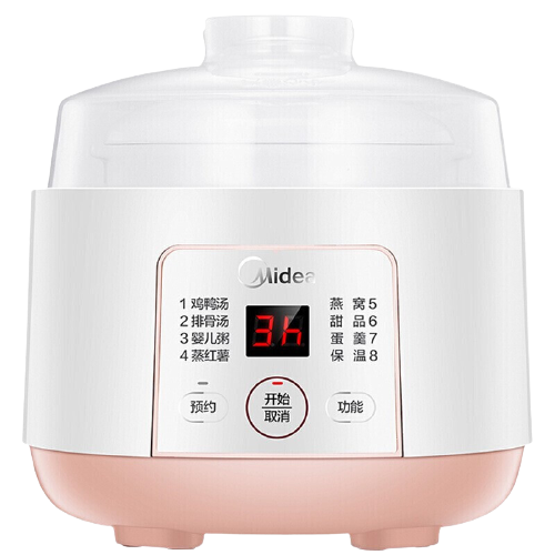 Midea 美的 MD-DZ08Easy101 电炖锅 0.8L 59元（需用券）