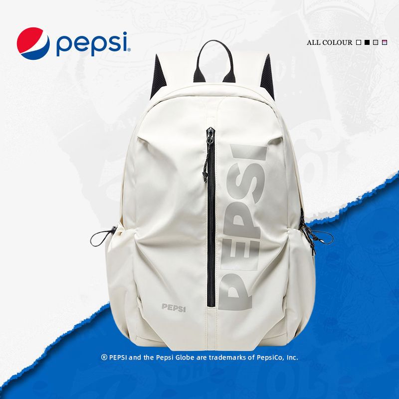 百亿补贴：pepsi 百事 双肩包学生书包时尚男女款百搭大容量休闲户外旅行背