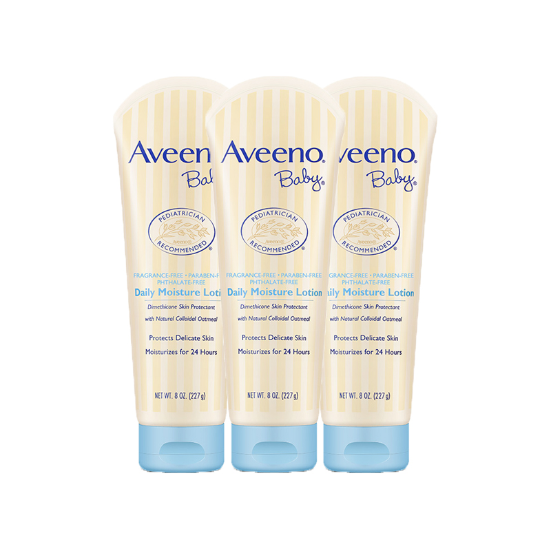 Aveeno 艾惟诺 婴儿润肤乳儿童身体乳液每日倍护润肤露无香型227g 倍护润肤乳