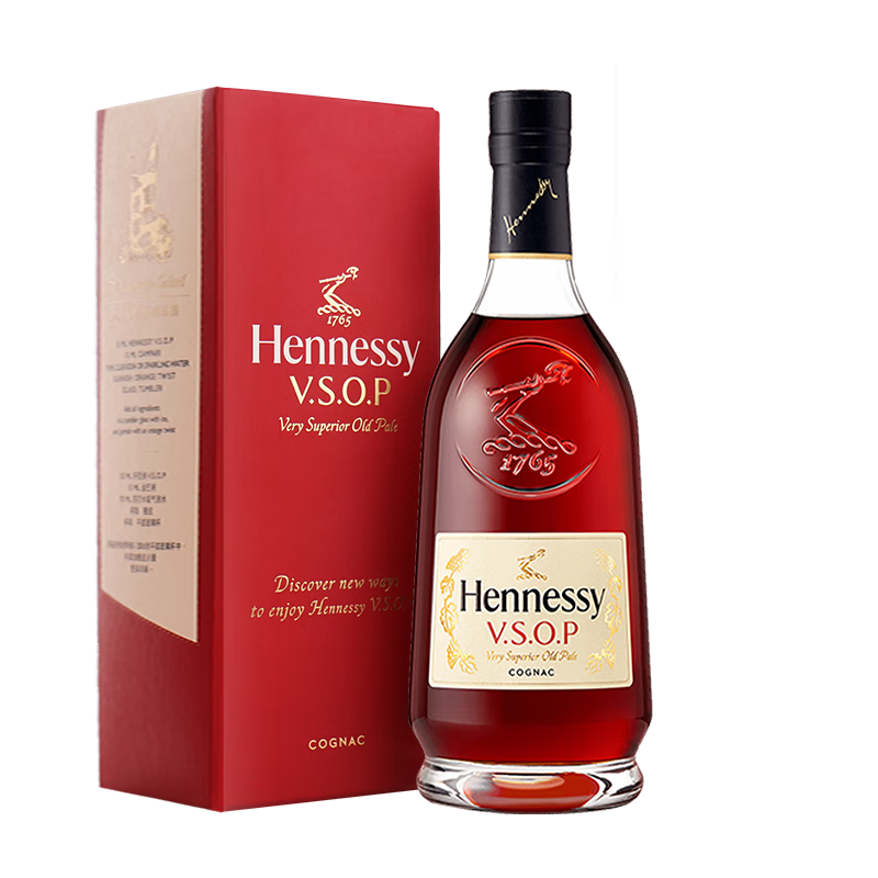 Plus:轩尼诗（Hennessy） VSOP 干邑白兰地 法国进口洋酒 500ml 礼盒 315.11元（需领