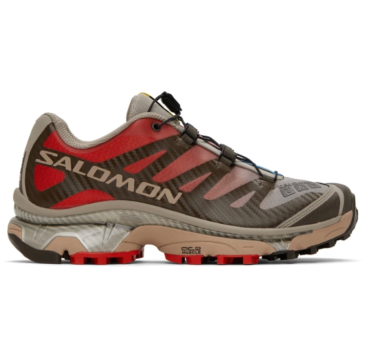 SALOMON 红色 & 棕色 XT-4 OG 运动鞋 5.5折 $121（约852元）