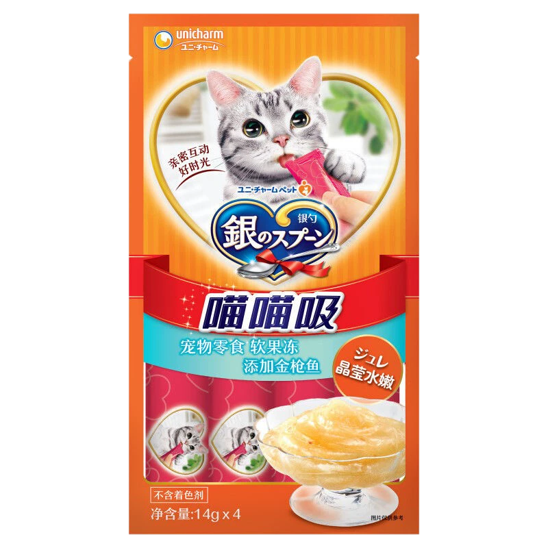 Gaines 佳乐滋 银勺喵喵吸猫条宠物零食软果冻添加金枪鱼猫零食 混合口味 9