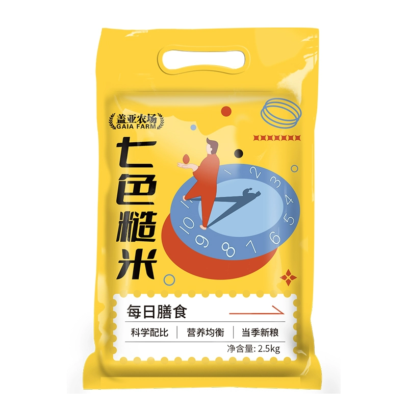 盖亚农场 七色糙米2.5kg ￥18.99