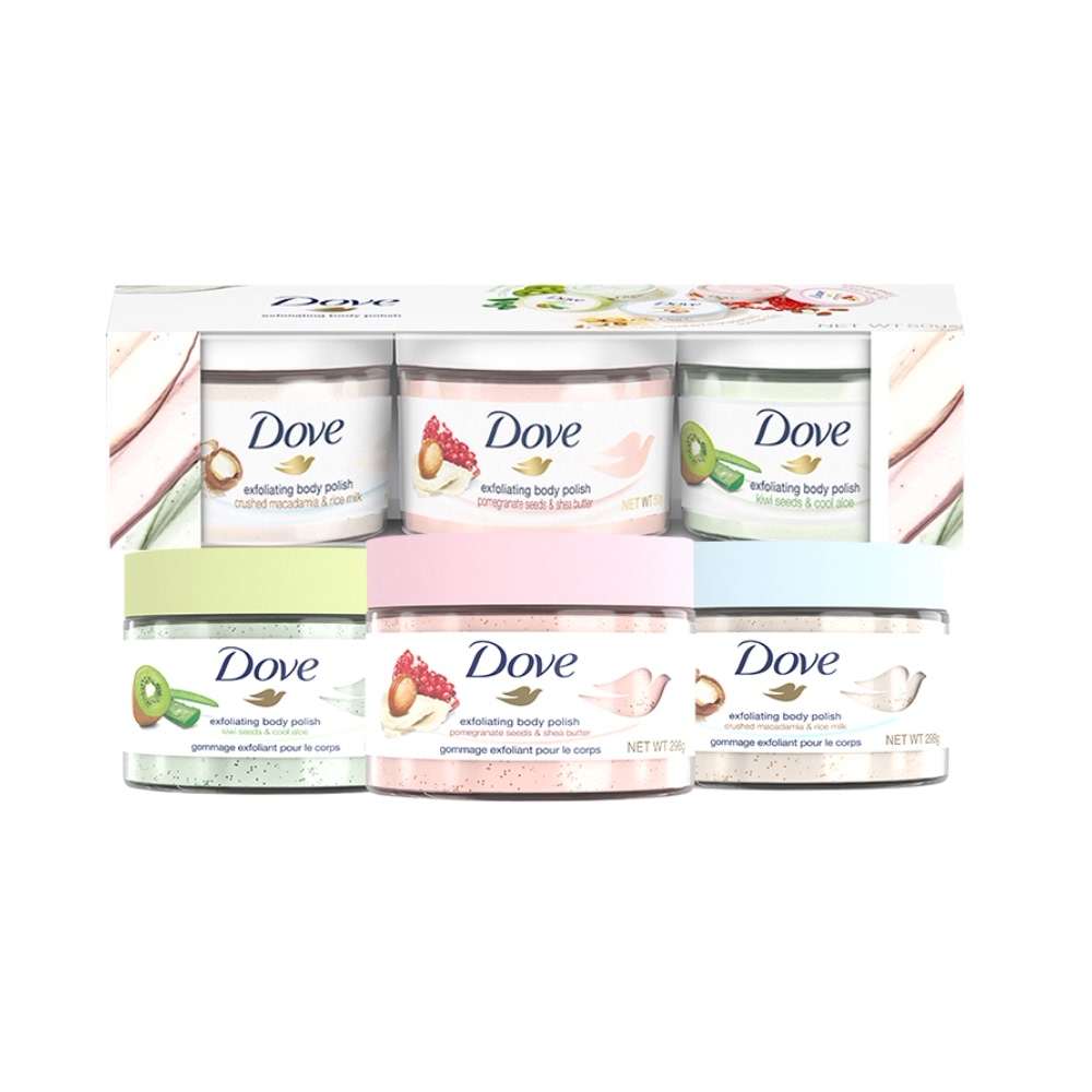 Dove 多芬 冰激凌身体磨砂膏50G*3套装 26.82元（需买3件，需用券）