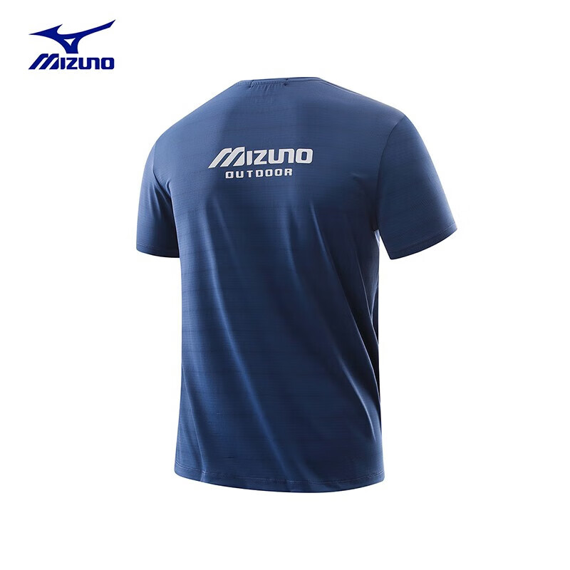 Mizuno 美津浓 户外速干t恤 藏青色 2XL 98元（需用券）