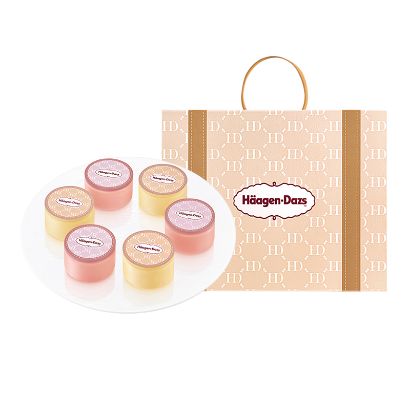 Häagen·Dazs 哈根达斯 Haagen-Dazs 哈根达斯 玲珑心意冰淇淋 中秋礼盒 电子券 ￥